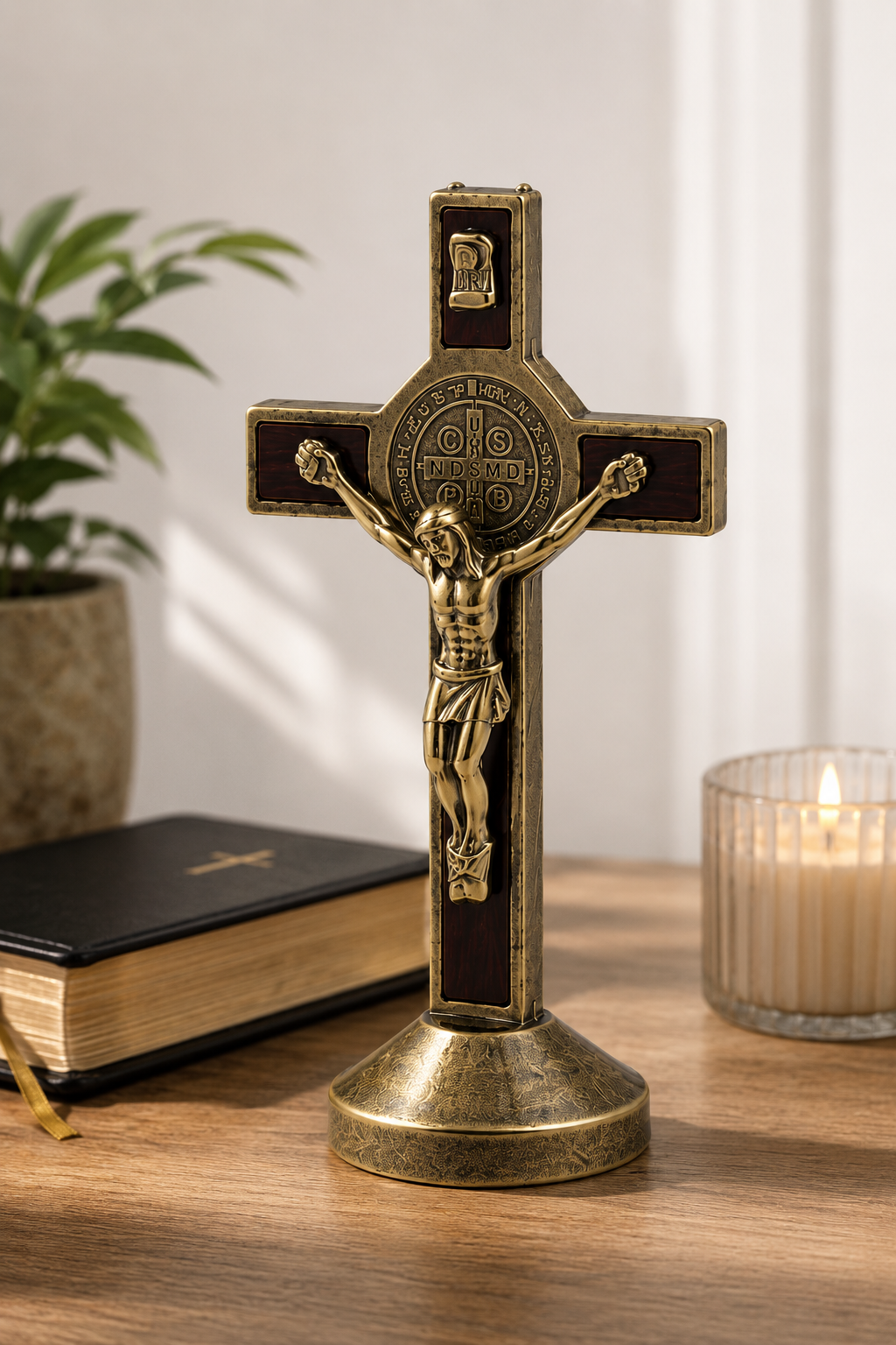 FaithCross™ - Jesus Kreiz-Statue aus Metal