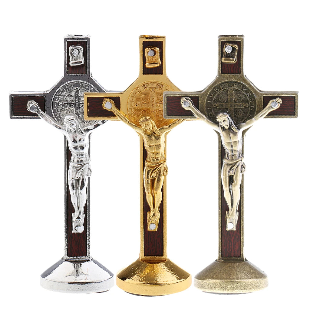 FaithCross™ - Jesus Kreiz-Statue aus Metal